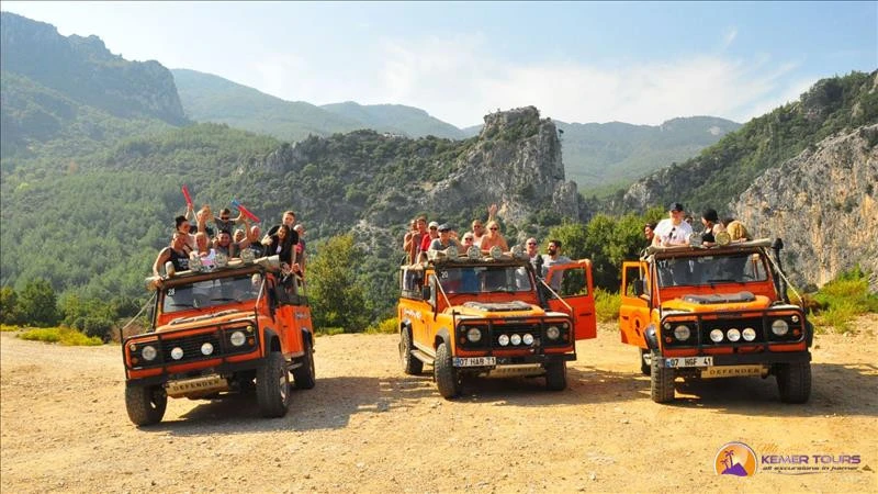 Olympos-Chimera-Ulupınar in jeeps from Kemer