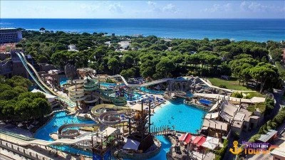 The Land Of Legends water park from Goynuk